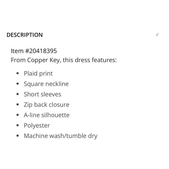 COPPER KEY Dress Size Large Red Plaid Mini Tiered Babydoll Puff Sleeves NWT NEW - Picture 4 of 6